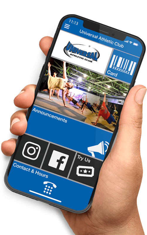 Universal Athletic Club iPhone and Android Apps