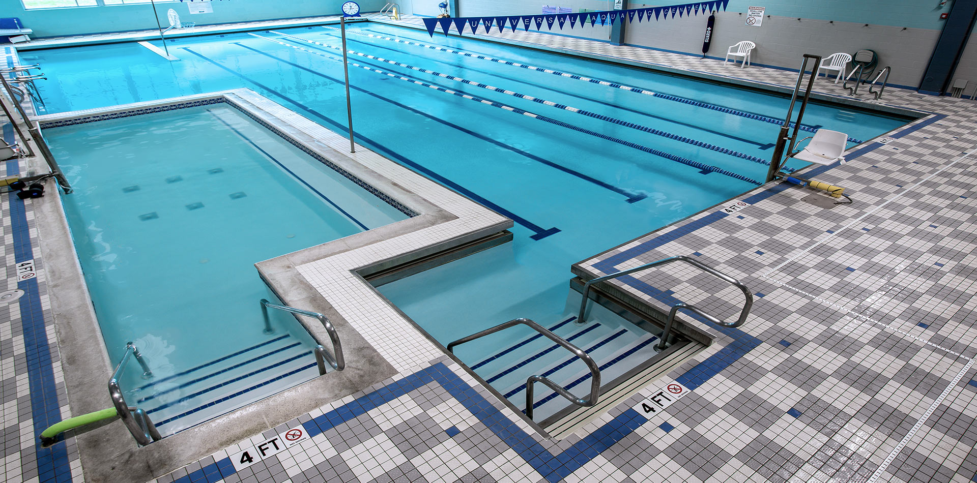 fitness centers with swimming pools