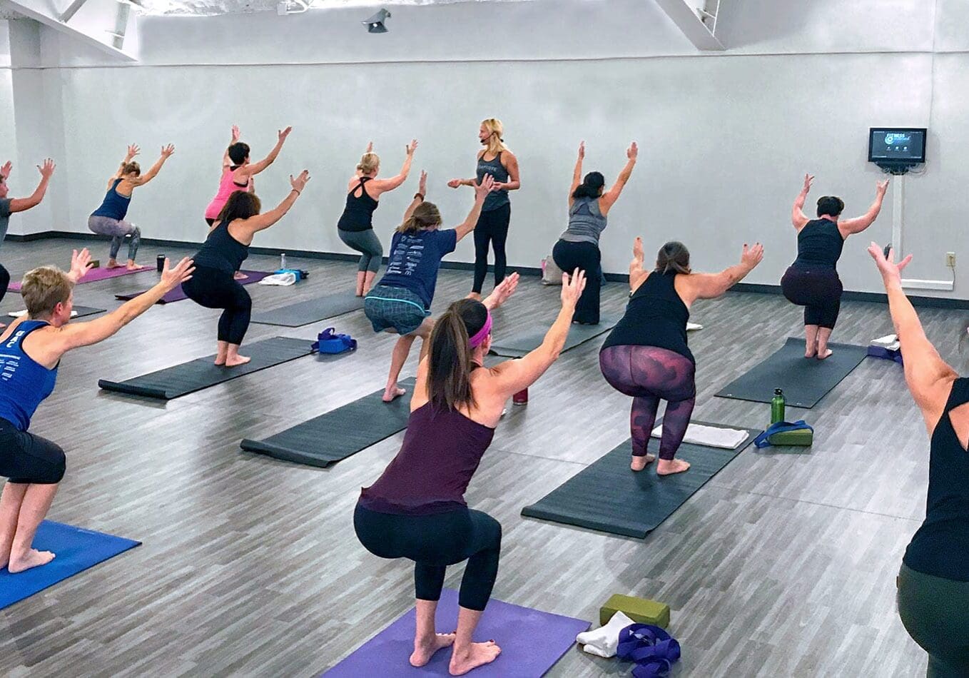 yoga practice center studio
